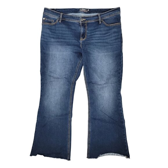 Torrid Luxe Slim Boot Jeans - Stretch Denim Feel The Fit Size 28S short - Picture 1 of 8